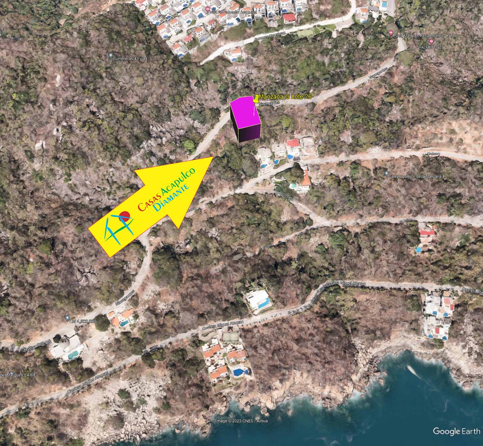Terreno Brisas del Marqués Manzana G Lote 26  - Vista aérea 1